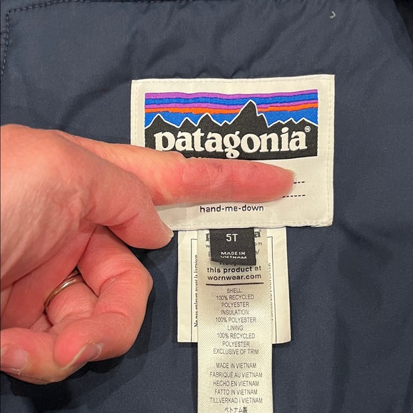 Patagonia Navy Snow Bib Overalls KIDS - Picture 11 of 12